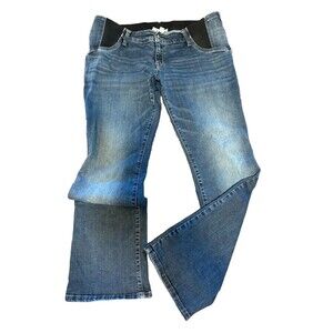 Ingrid And Isabel Womens Maternity Jeans Size 14 Blue Bootcut
